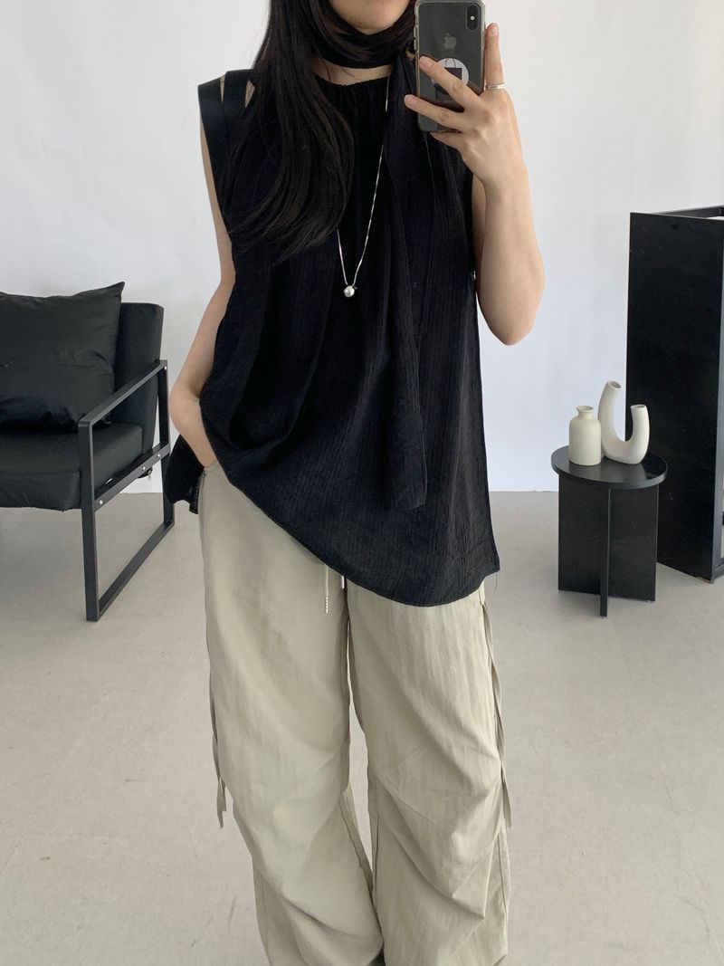 Nest String Banding Cargo Pants