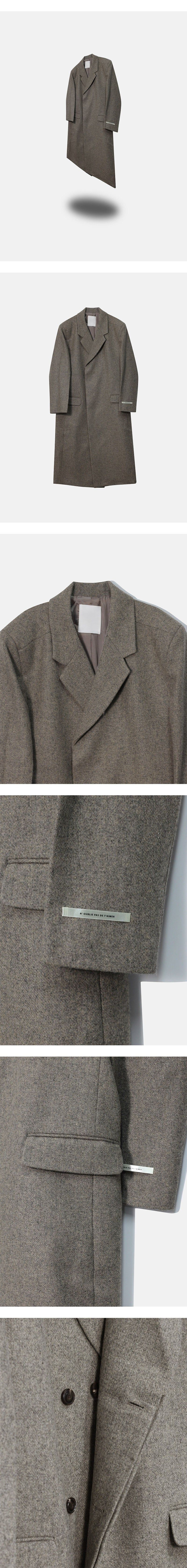 [HANDMADE] Hidden max wool coat(3color)