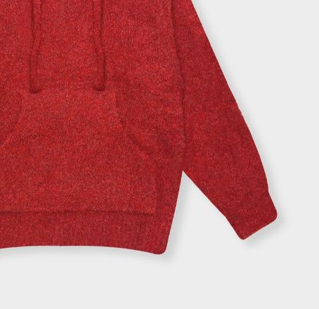 Raise Boucle Knit Hood
