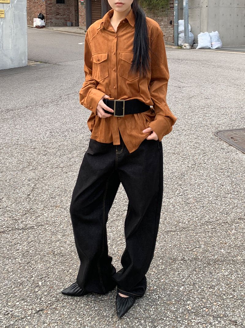 WESTERN SUEDE SHIRT (3C)