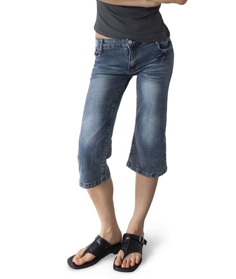 Ebe Low-Rise Capri Denim