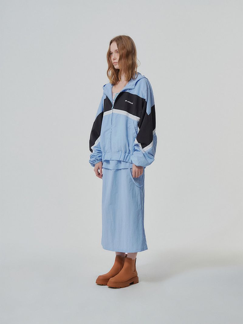 OVERFITTED MULTI COLOR HOODIE JUMPER_SKY BLUE