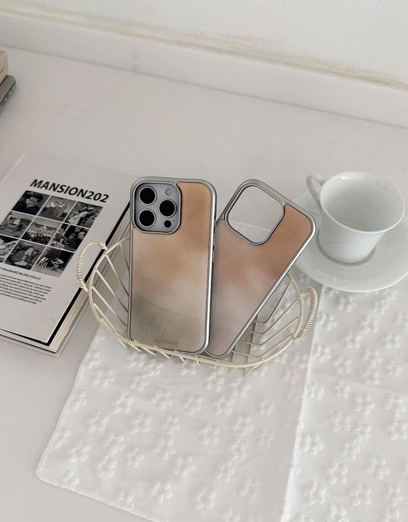 [MADE] Oat シルバーエポキシ iPhoneケース