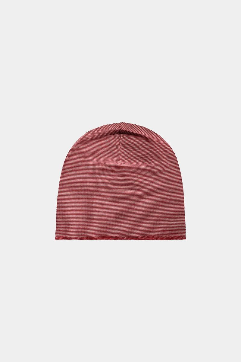 Bas Stripe Waffled Beanie