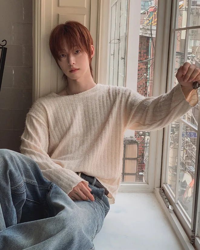 2PLAN（ツープラン）の「Muron Boucle Round Long Sleeve Knit（Tops）」