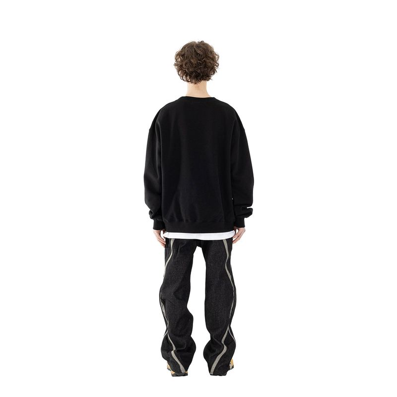 FILLING STATION SWEAT SHIRTS MSHCR003-BK