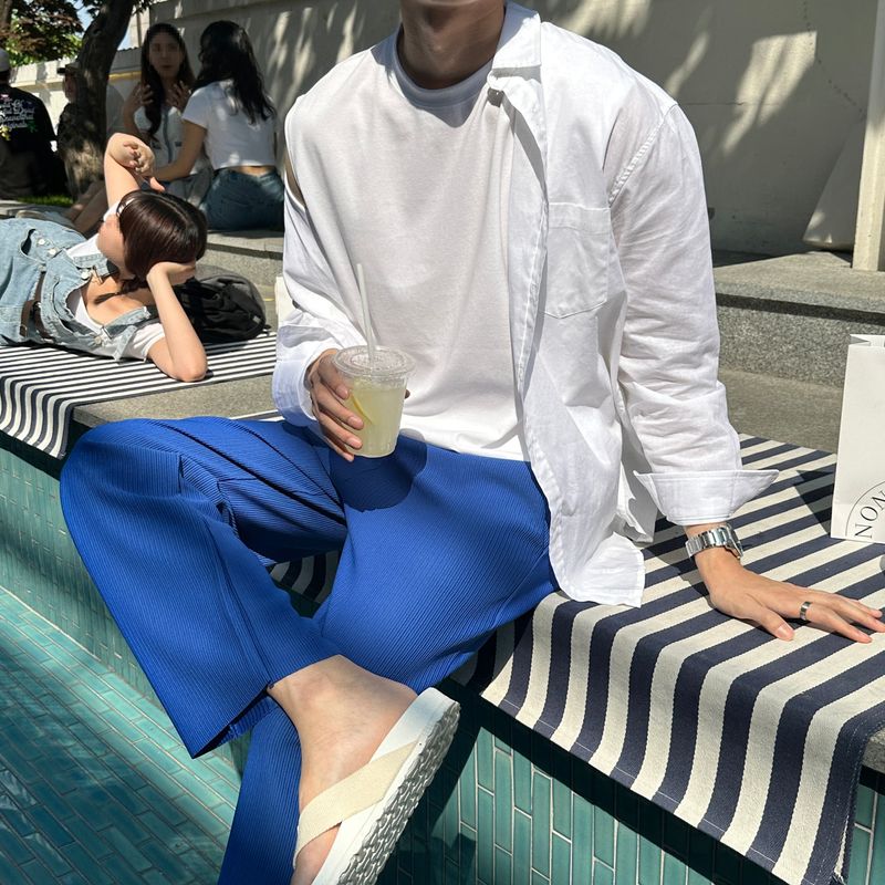 Rogaine Ice Linen Oversized Shirt (5 colors)
