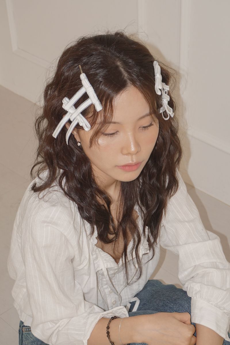 LACE RIBBON HAIRPIN 2PS SET