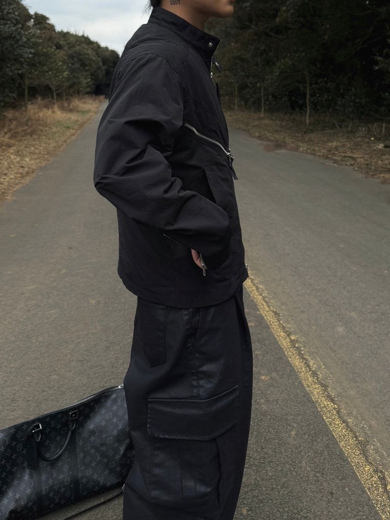 Hands Cotton Biker Jacket 2C