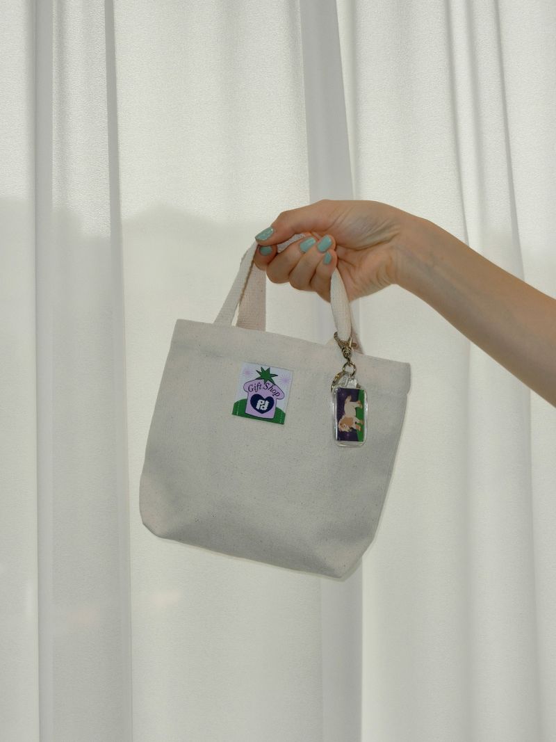 Gift shop mini canvas bag