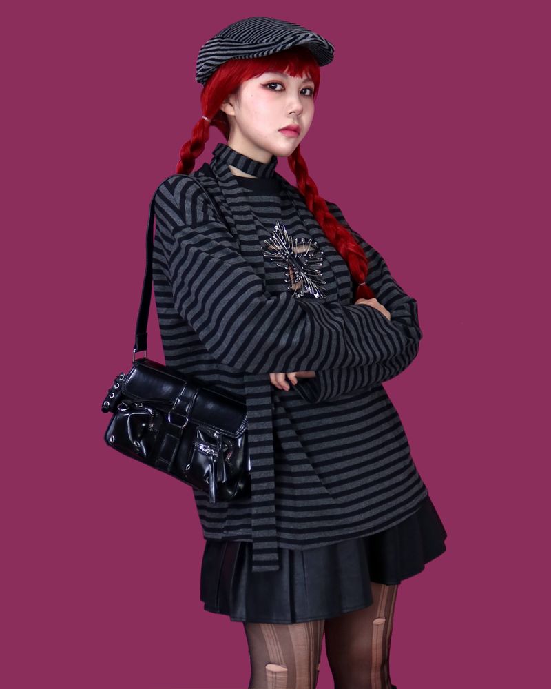 mxy black pocket bag