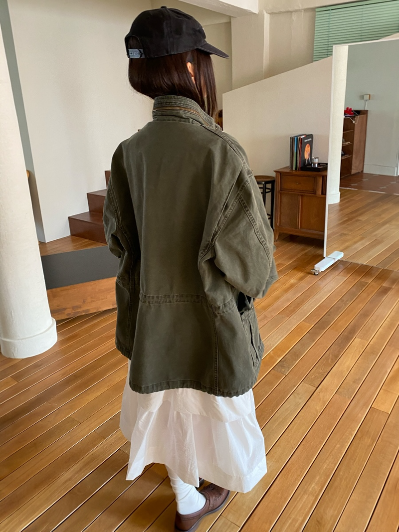 washed field jacket