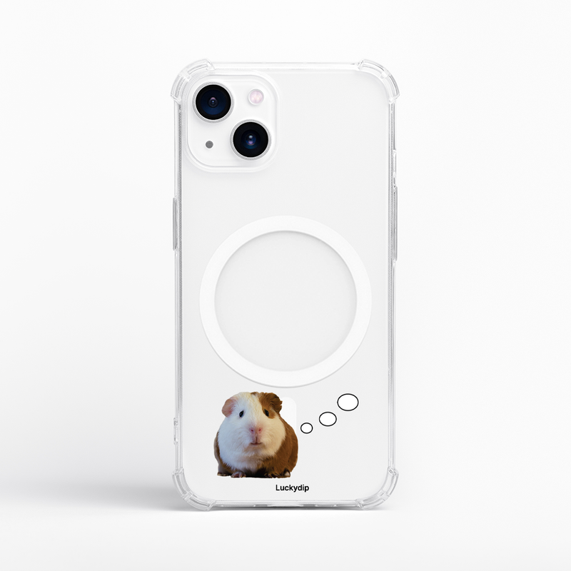LUCKYDIP（ラッキーディップ）の「[MADE] [magsafe] guinea pig jelly hard iphone case（Smartphone Accessories）」