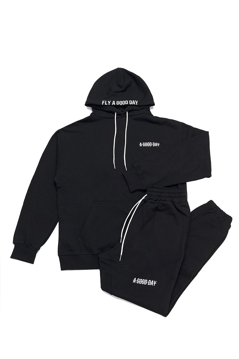 A GOOD DAY(ア グッドデイ)の「FLYAGD FLASH HOODIE (BLACK)(Tops)」