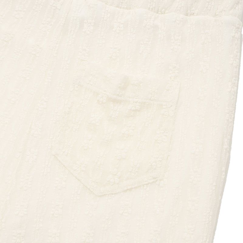 CHERRY LACE BOOTCUT PANTS [IVORY]