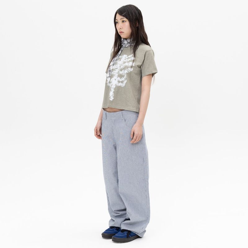 Lace Bone Angel Tee - Khaki