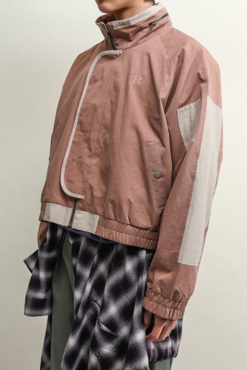 SQUARE UTILITY JUMPER-BROWN