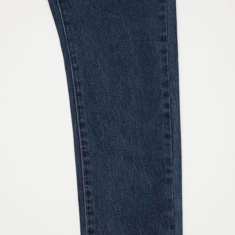 STRAIGHT FIT SNAP POCKET DENIM PANTS [6888]
