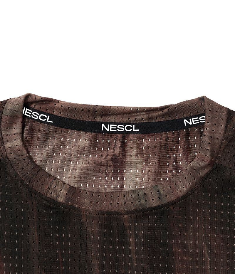 Air Vent Tie-Dye Racing Singlet (Brown)