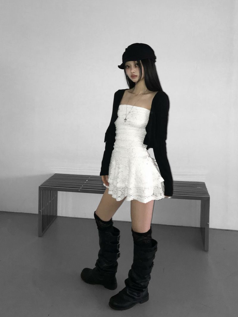 スズメローズレースワンピース(3 color) 
