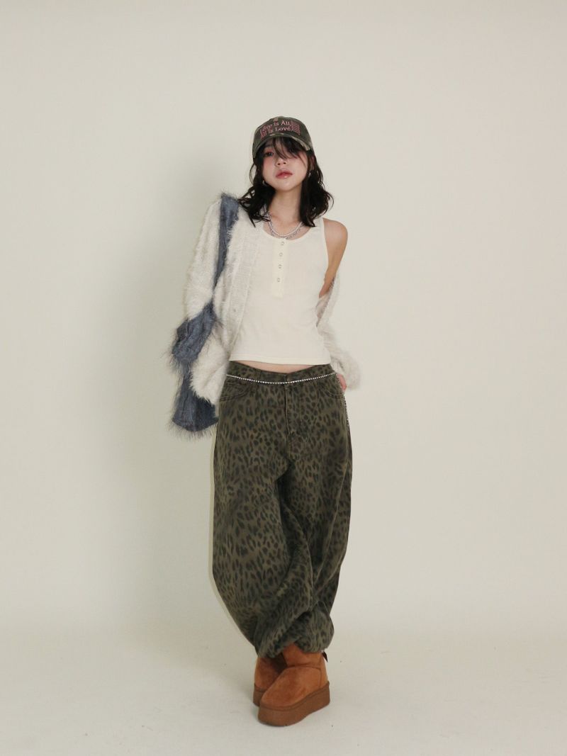 Featheryan Rouge Long Angora Cardigan