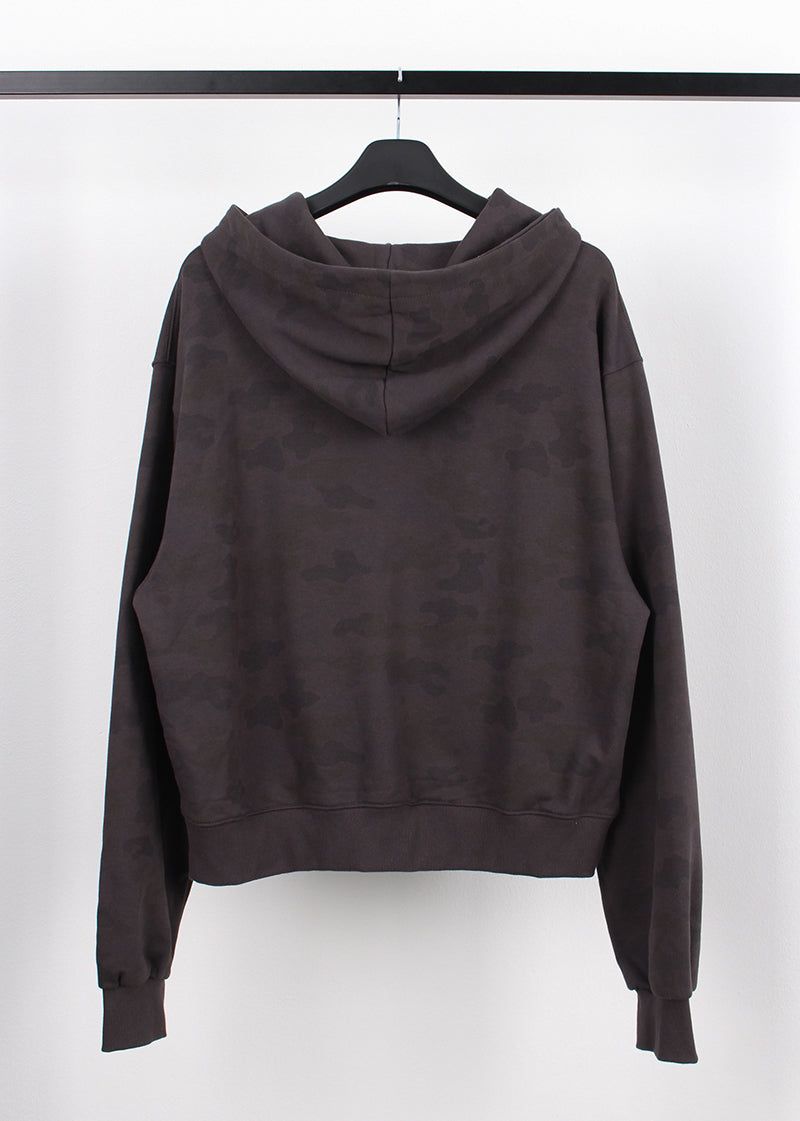 CAMO HOOD ZIP-UP