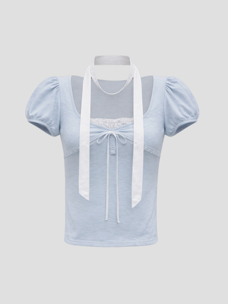 Vela Frill Strap T-shirt
