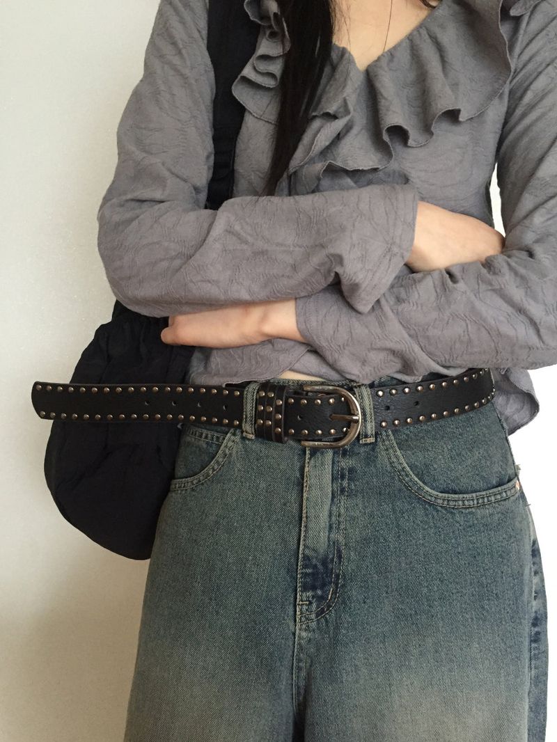 DUGGY（ダギー）の「Iconic Stud Belt (2 colors)（Fashion Accessories）」