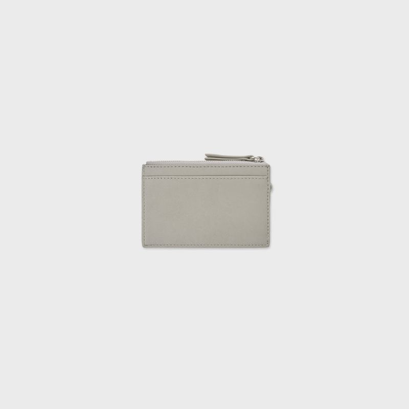 Fabric 2 Pocket Flat Cross Bag Set (Light Khaki)