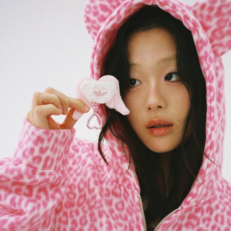 Panty Angel Keyring - PINK
