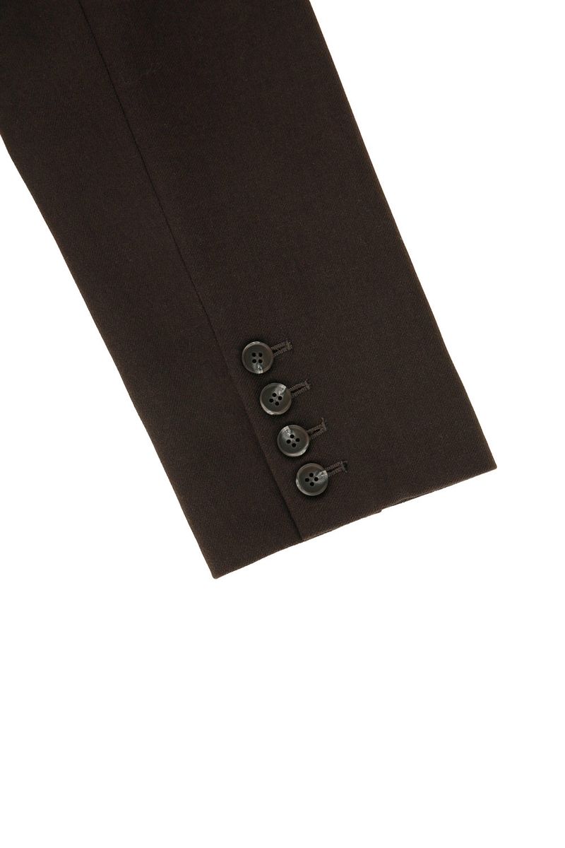 Back Patch Oversized Blazer _ Brown