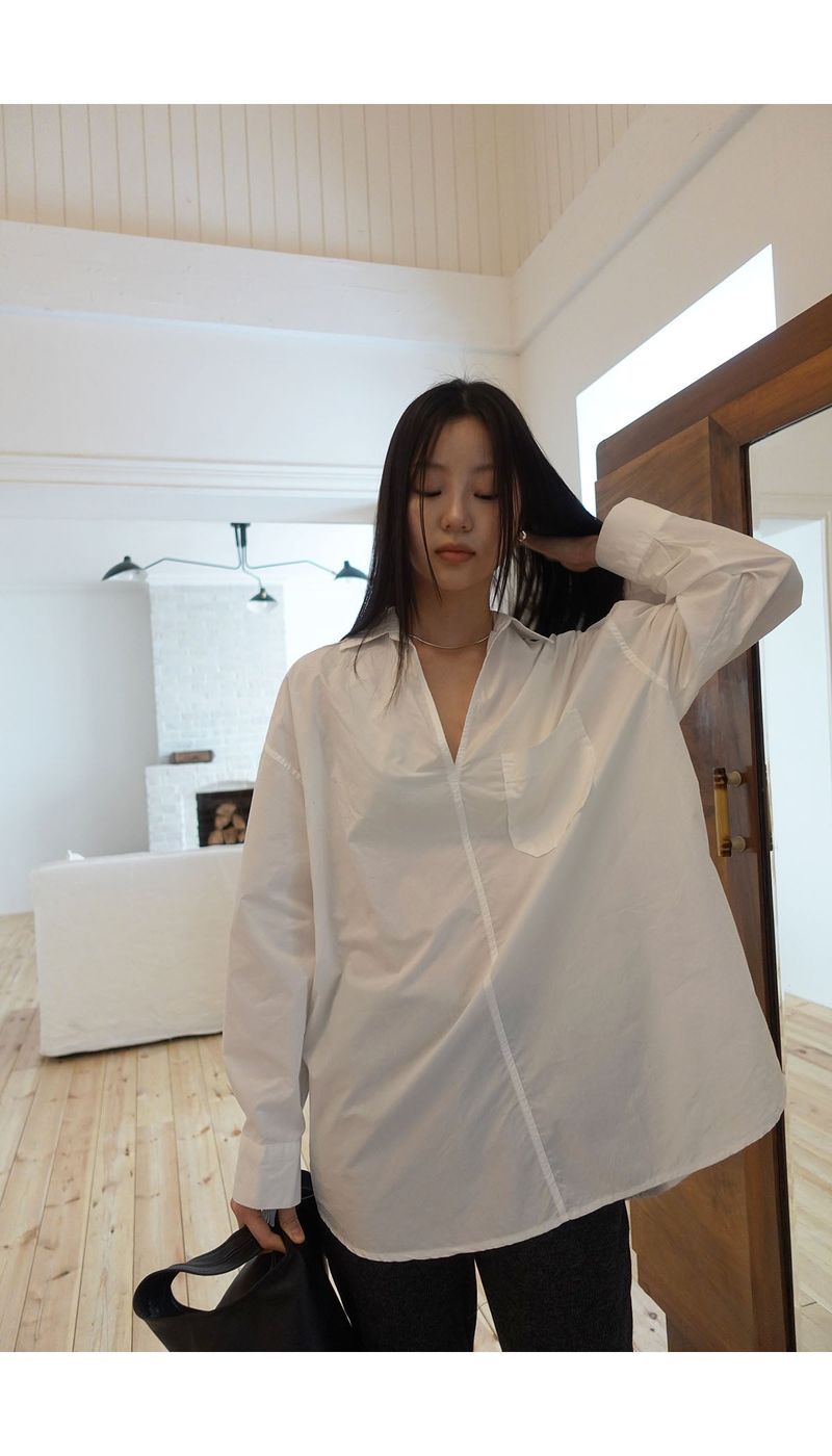 non button white shirts