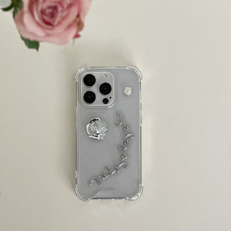 Ellebelle market（エルベルマーケット）の「[made]silver rose ver resin case（Smartphone Accessories）」