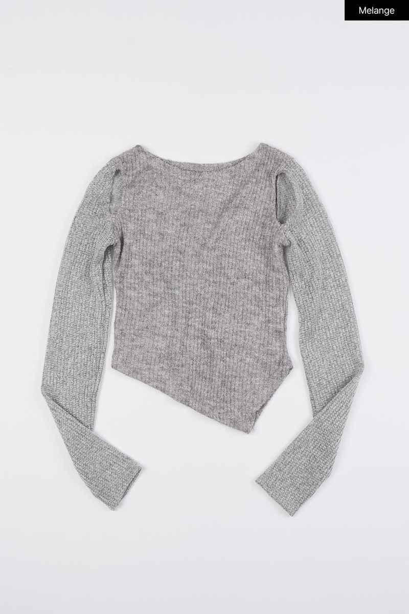 Gemma cut-out knit top