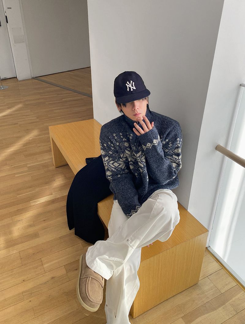 No.1000 P half zipper KNIT