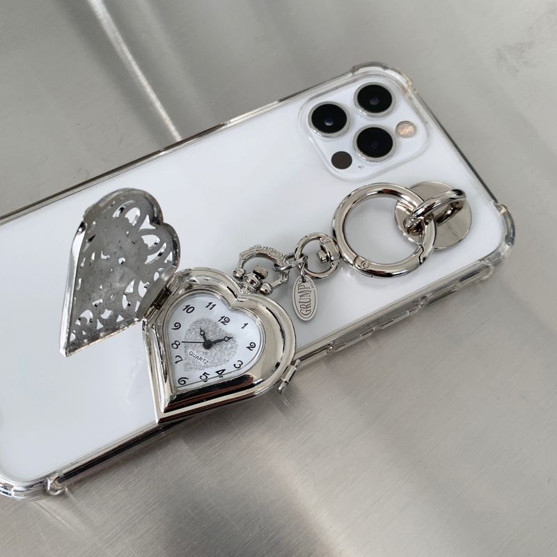 Ethereal Heart Watch Keychain