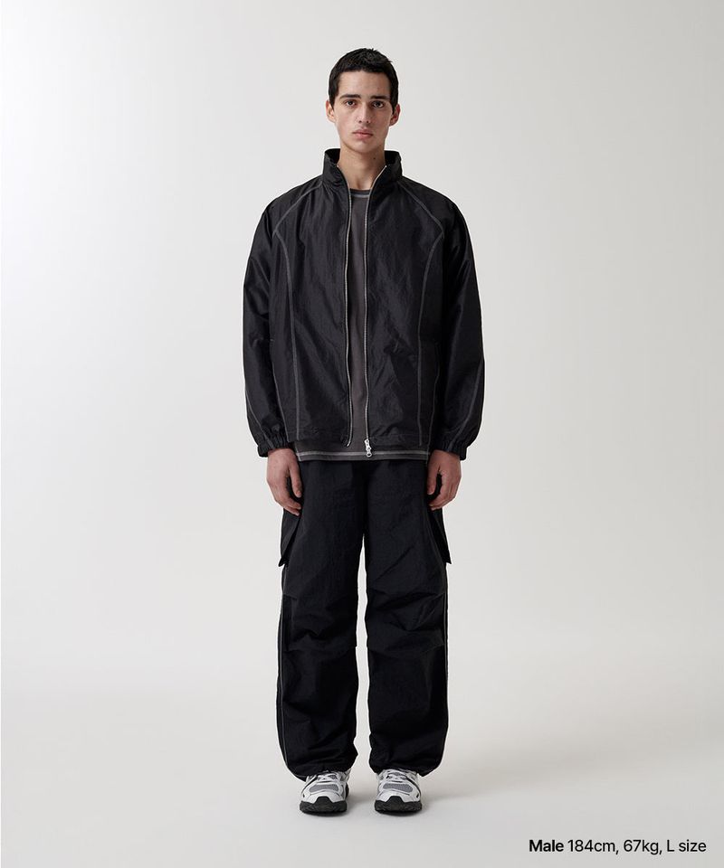 NYLON CARGO PARACHUTE PANT