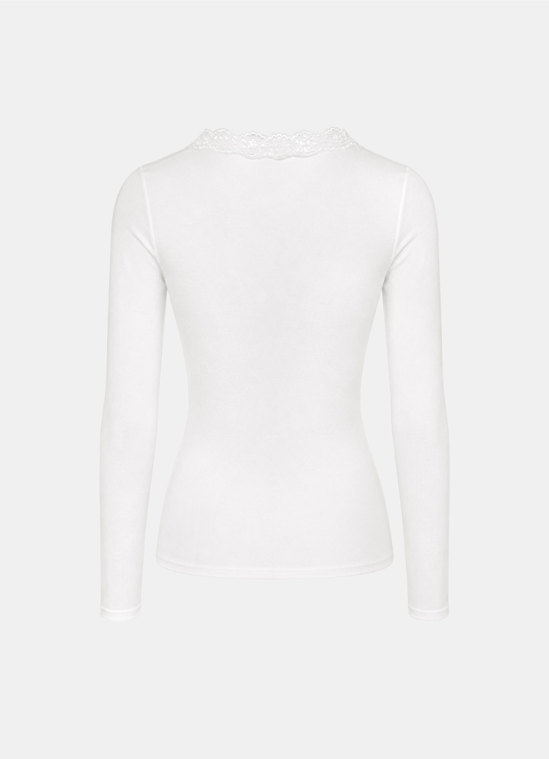 Irene Lace V-Neck Tee