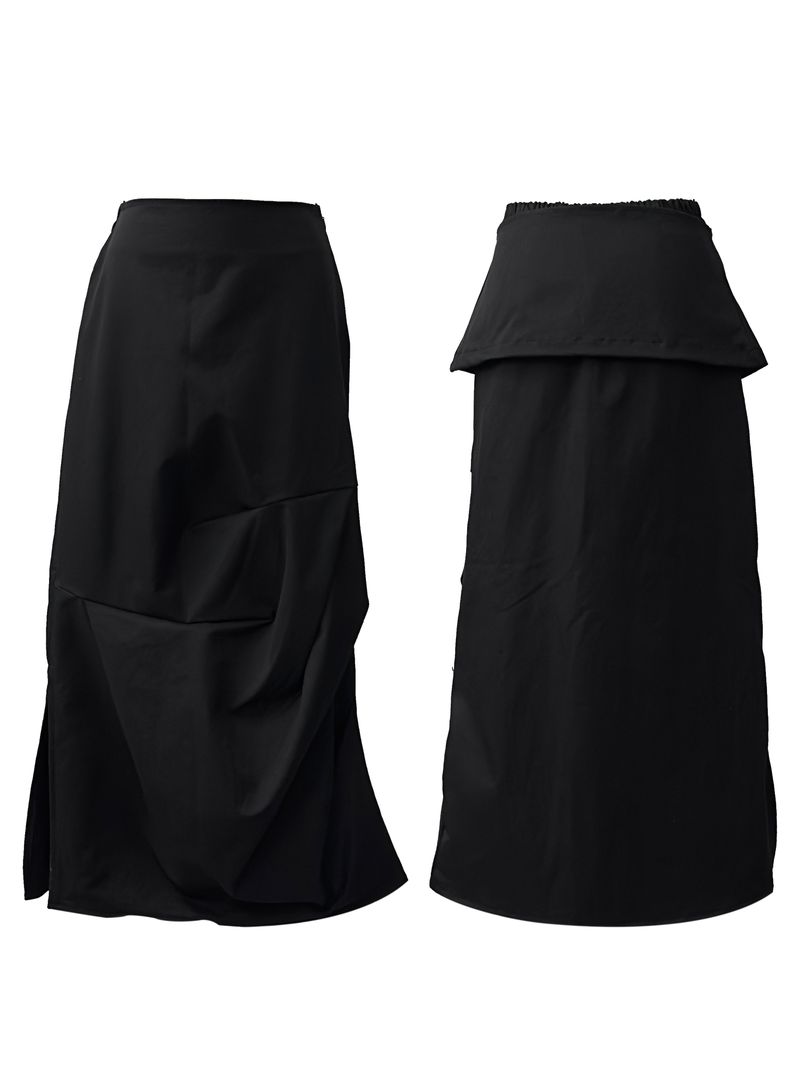 [set] from wrap long skirt (2color)