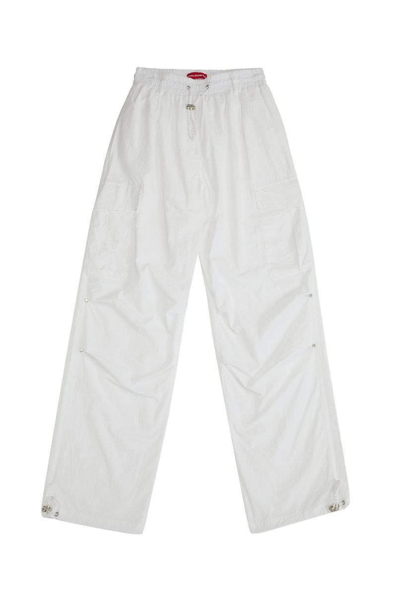 VOLUME CARGO PANTS_WHITE