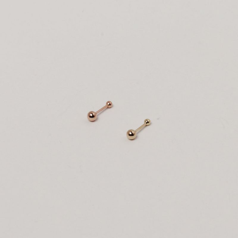 Less is more（レスイズモア）の「[single piercing]14K GOLD MINI PIERCING（Accessories）」