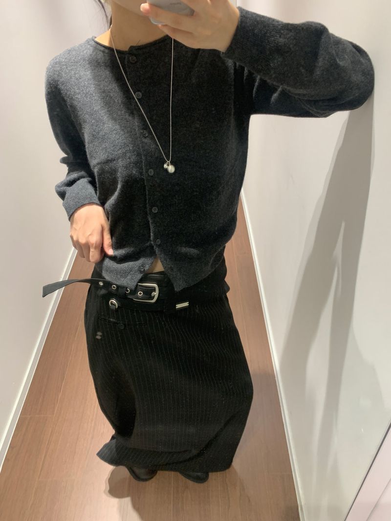 Rene Soft Round Cardigan (5color)