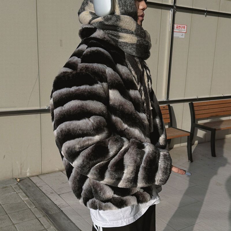 [Premium] Leopard Wave Fur Jumper (2color)