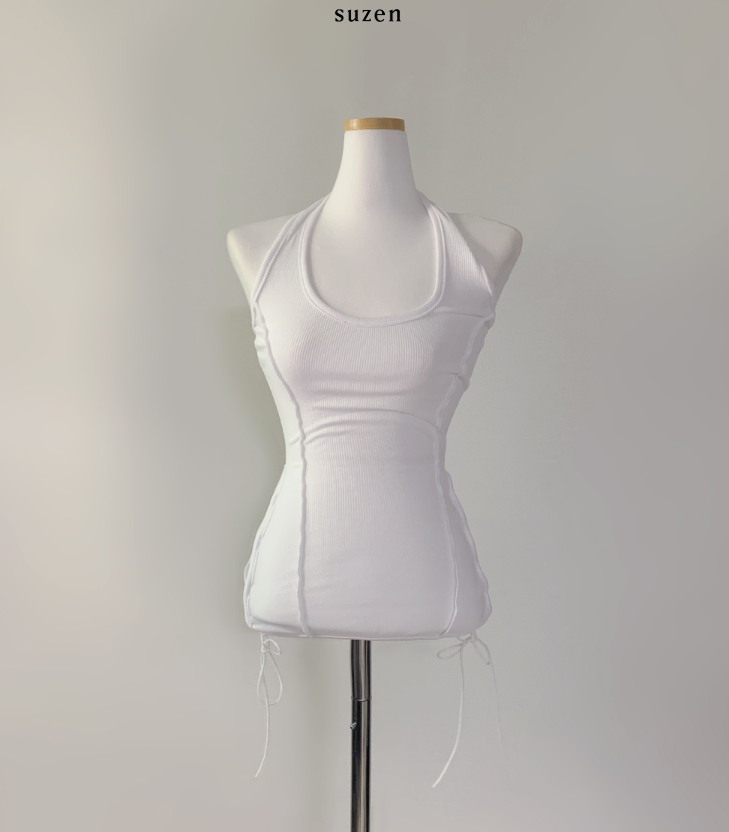 Hens Corset Halter Top (3color)