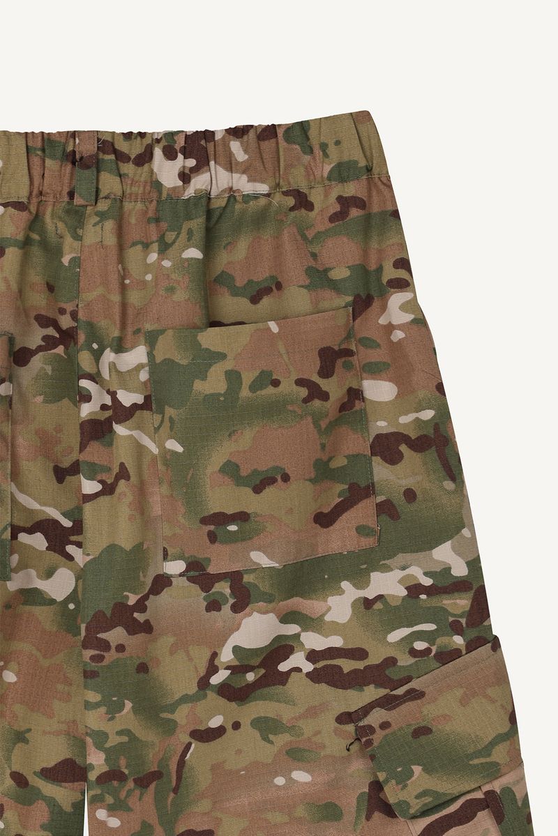 Multicamo Ripstop Bermuda Pants