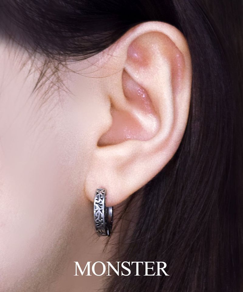 Vintage Vine Monster One-Touch Earrings