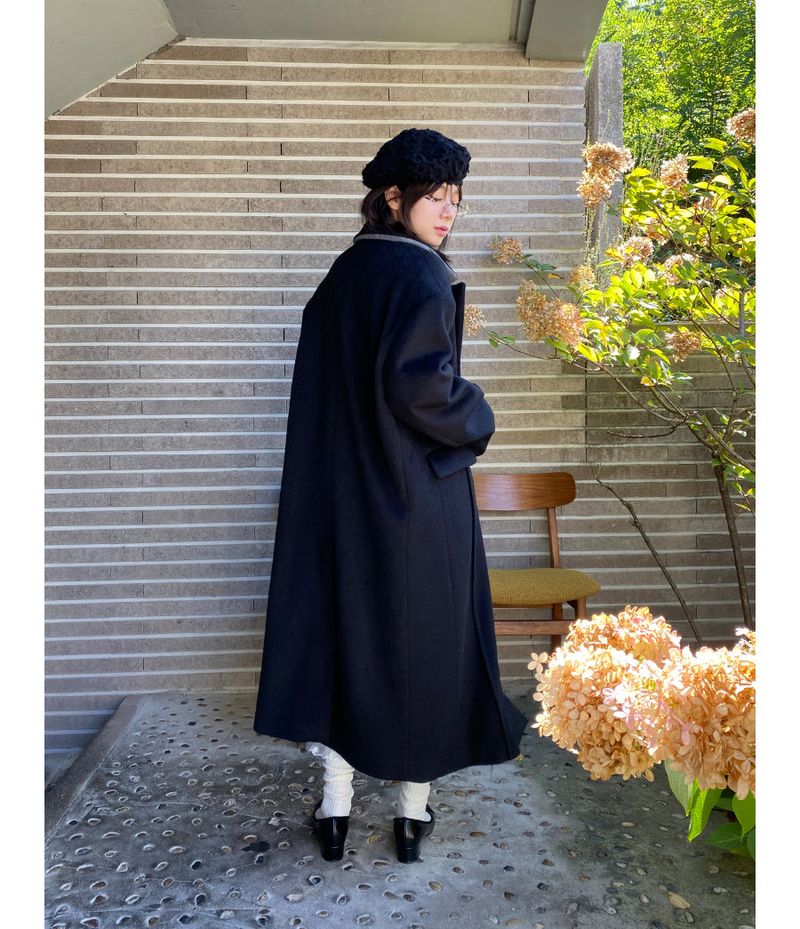 gentleman single maxi coat