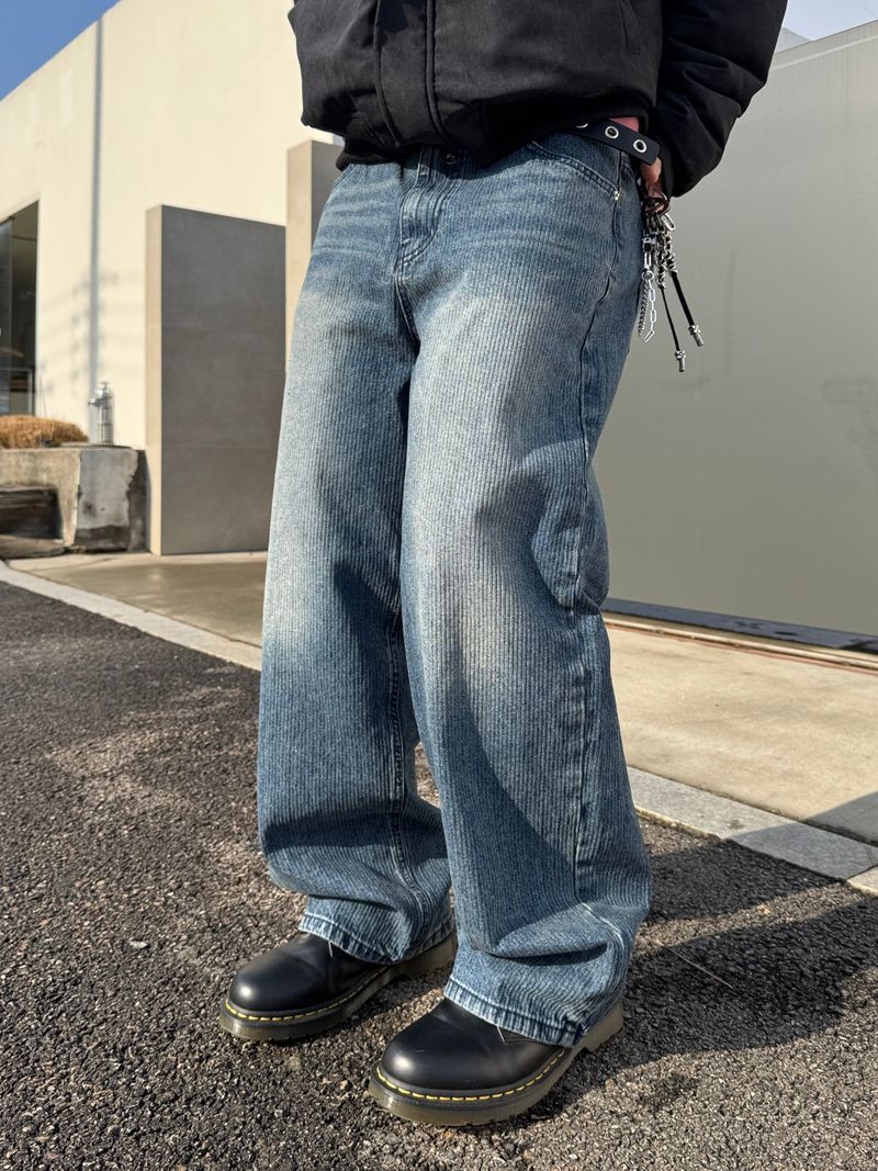 GROOM(グルーム)の「Rich Washing Corduroy Denim Pants (No.823)(Pants)」