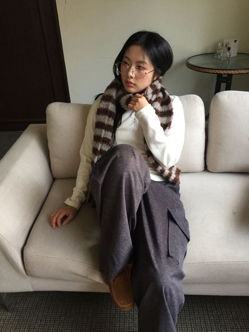 Popsicle Stripe Muffler (2color)