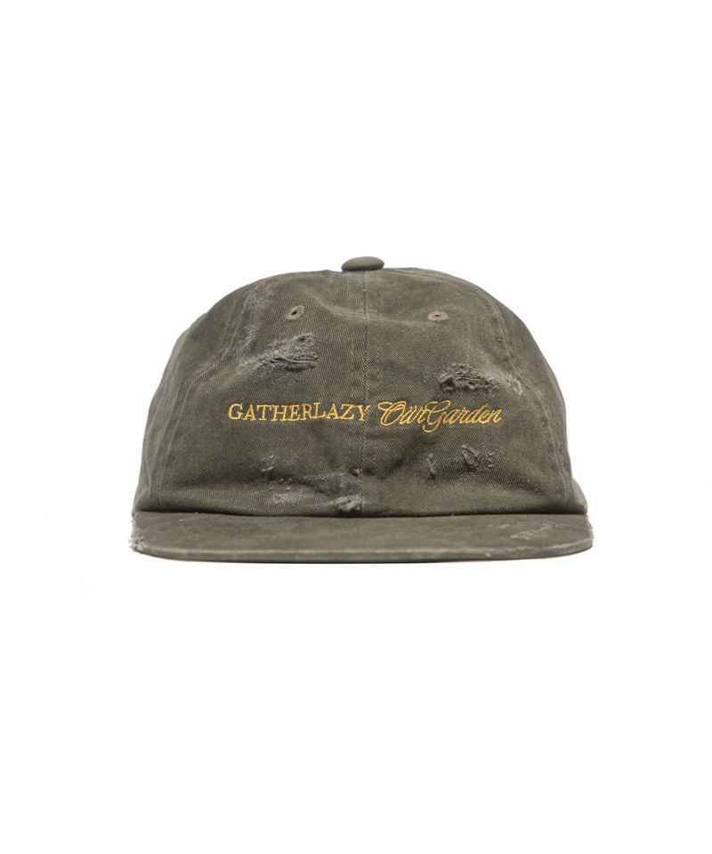 gatherlazy（ギャザー レイジー）の「OÜRガーデンダメージキャップ [ Khaki ]（帽子）」